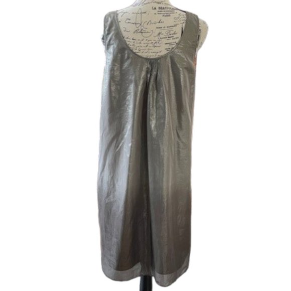 Burberry Runway Silk Metallic Mini Dress - Picture 2 of 9